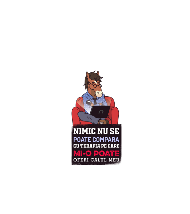 nimic nu se poate compara cu terapia pe care mi-o poate oferi calul meu model verde de măr pe tricou