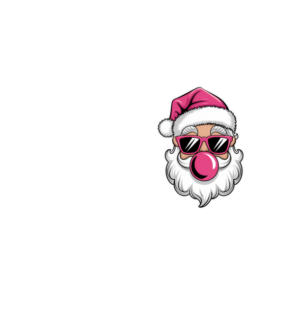 Bubble gum Santa 2 model galben neon pe tricou