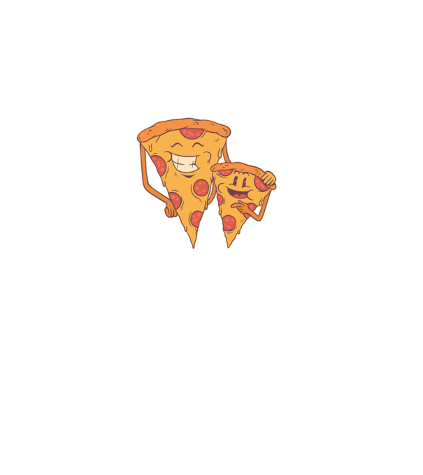 Familie Pizza model gri pe tricou