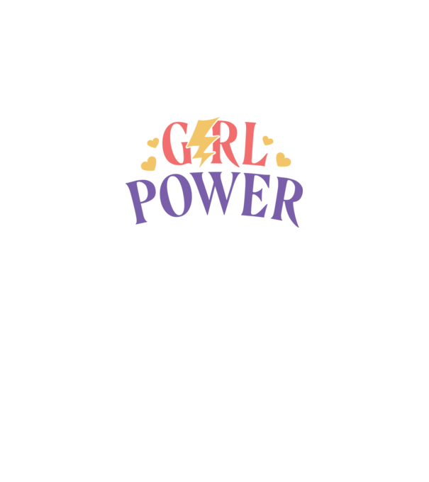 Girl Power Ziua Femeii model alb pe tricou