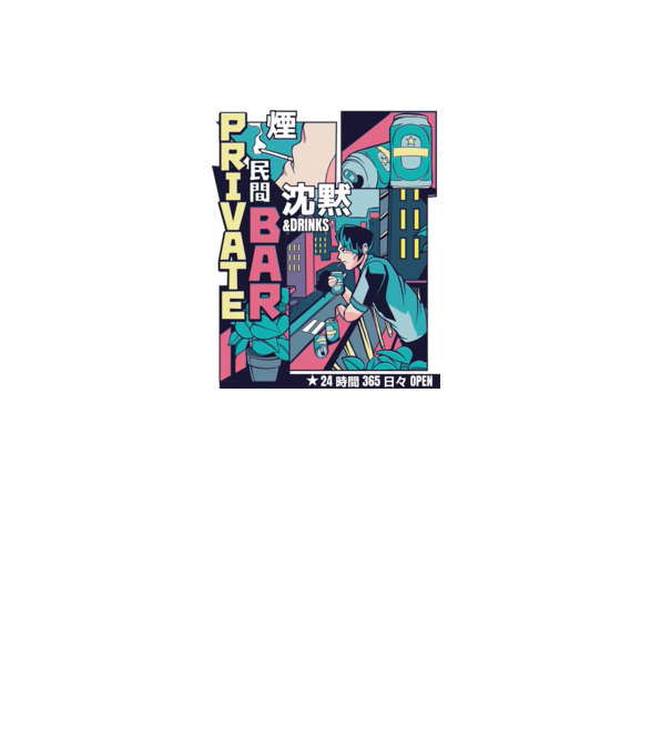 Anime Vaporwave benzi desenate model alb pe tricou