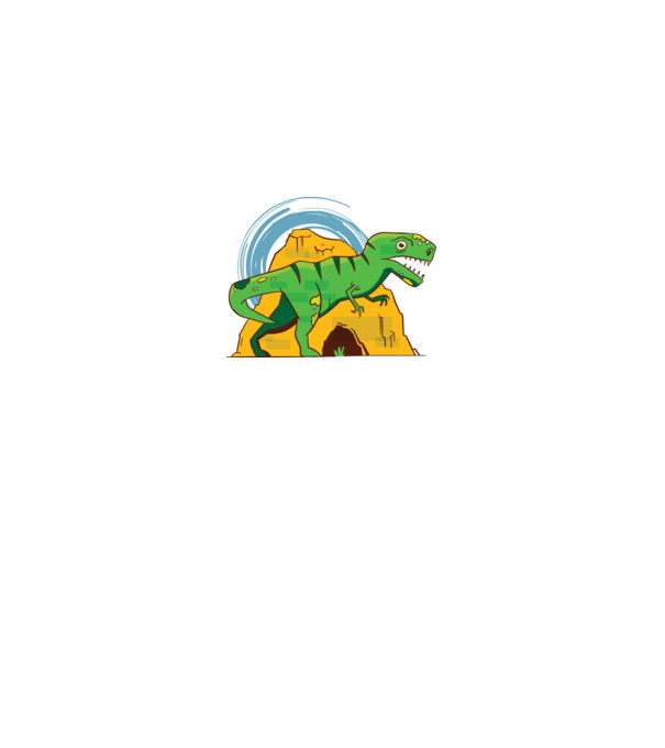 Dinozaur T-rex model gri pe tricou