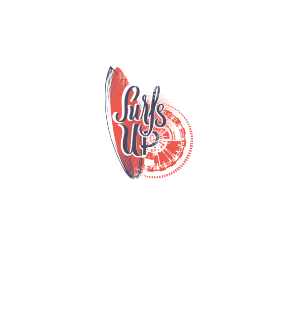 Surfs up model gri pe tricou