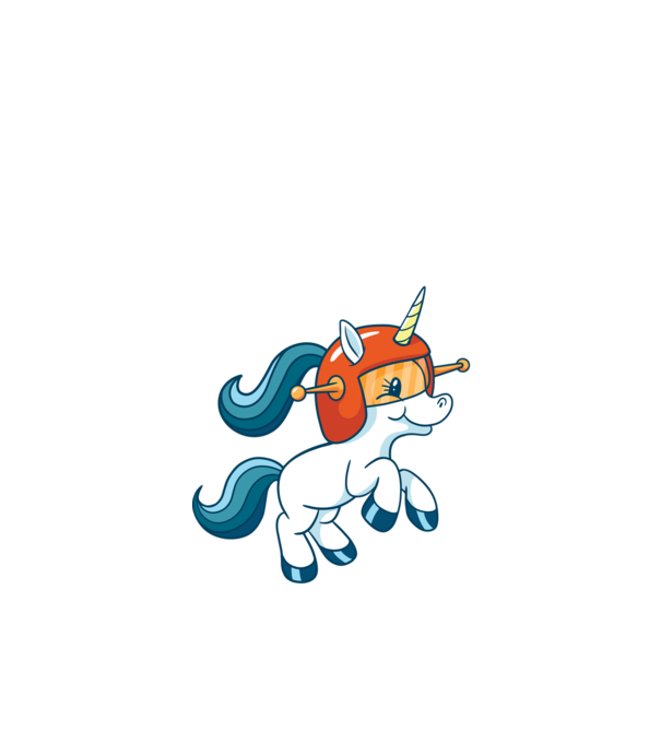 Unicorn Astronaut model negru pe tricou