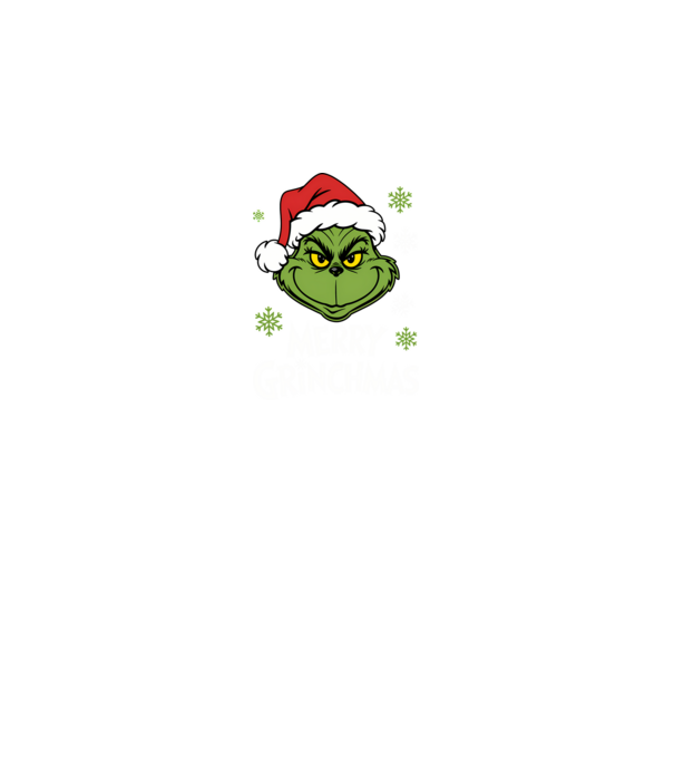 Merry Grinchmas Negru model negru pe tricou