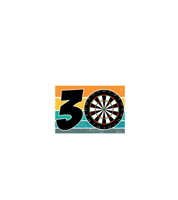 'I''m not 30 I''m double 15 darts birthday' model negru pe tricou
