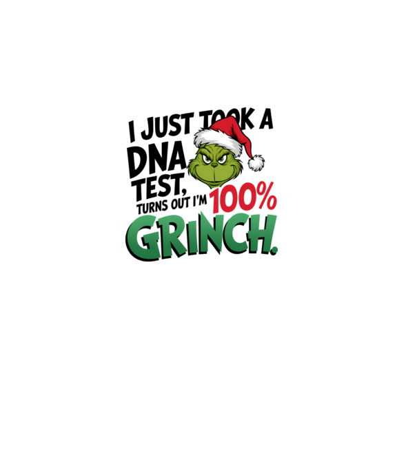 Grinch DNA test model roz deschis pe tricou