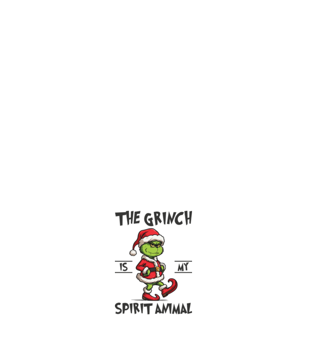 Grinch is my spirit animal model roz deschis pe tricou
