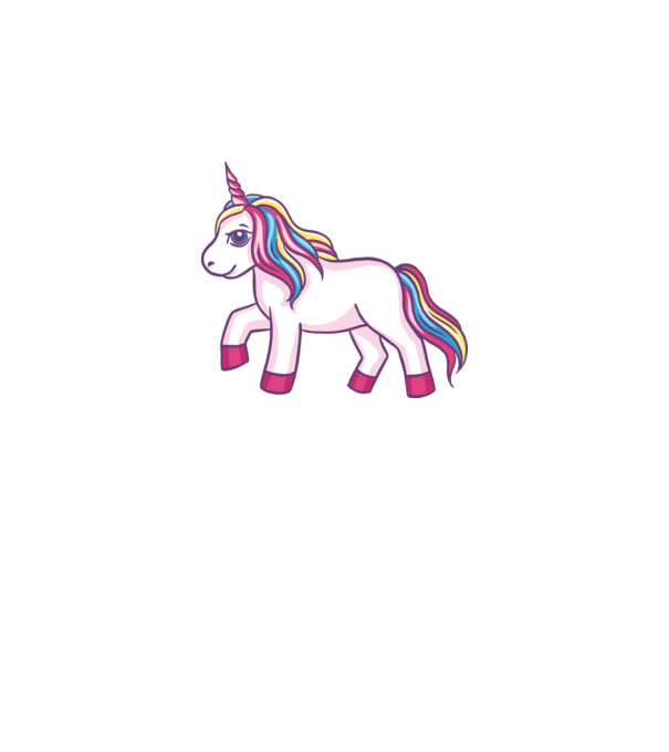 Unicorn drăguț model gri pe tricou