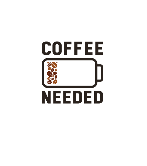 Am nevoie de cafea model gri pe tricou