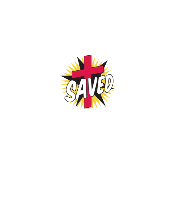 Saved Isus Cruce model gri pe tricou