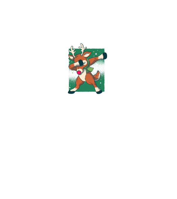 Rudolph DAB model gri pe tricou