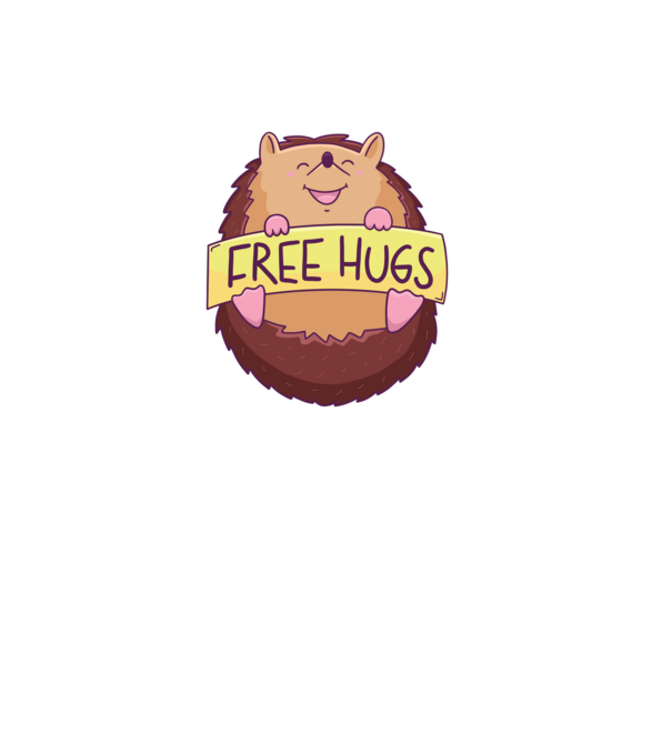 Free Hugs Arici model gri pe tricou