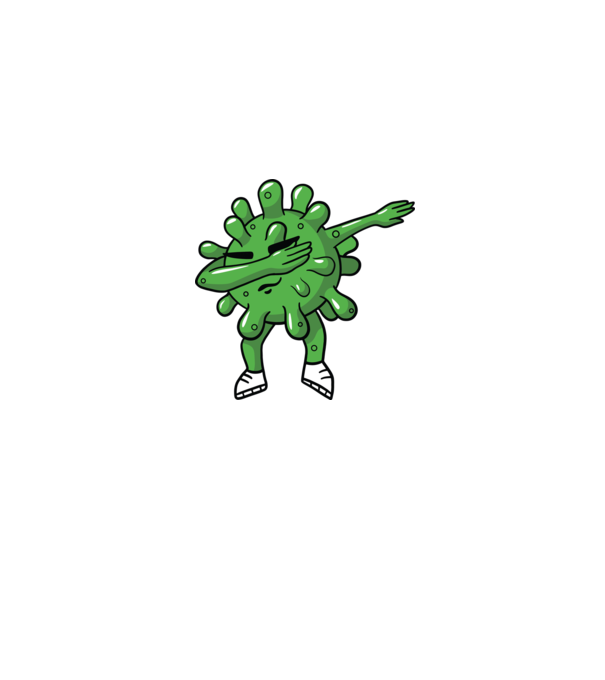 Coronavirus DAB dans model gri pe tricou