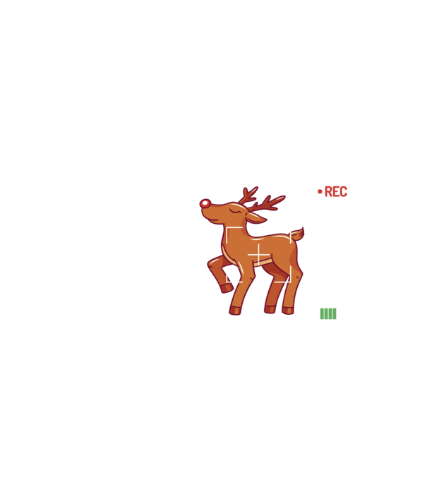 Most likely to shoot the reindeer tonight model negru pe tricou