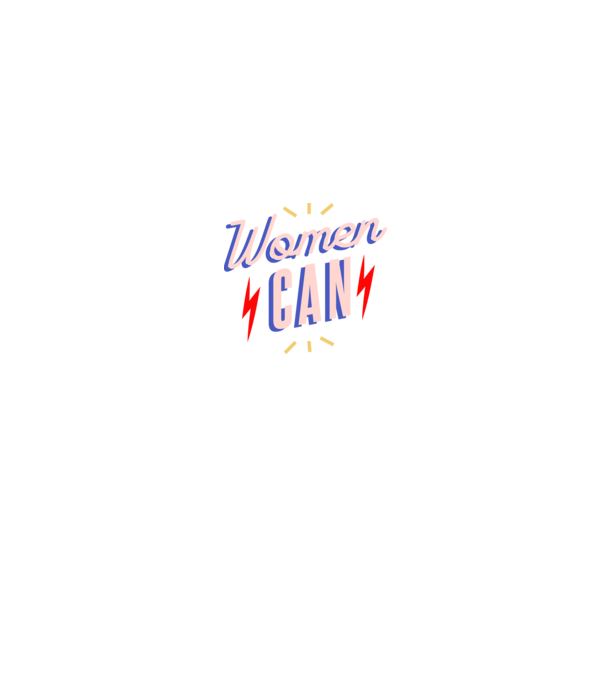 Women Can de Ziua Femeii model negru pe tricou