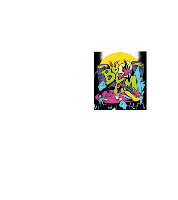 Star rock model galben neon pe tricou