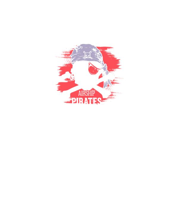 Airship Pirates - Pirat model negru pe tricou