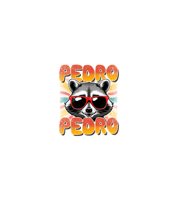 Pedro Pedro groovy retro model negru pe tricou