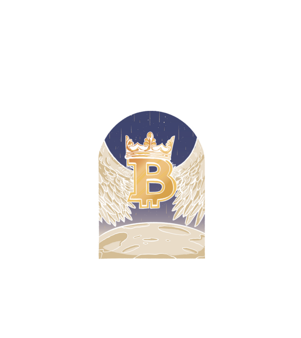 Bitcoin To The Moon Aselenizare model negru pe tricou