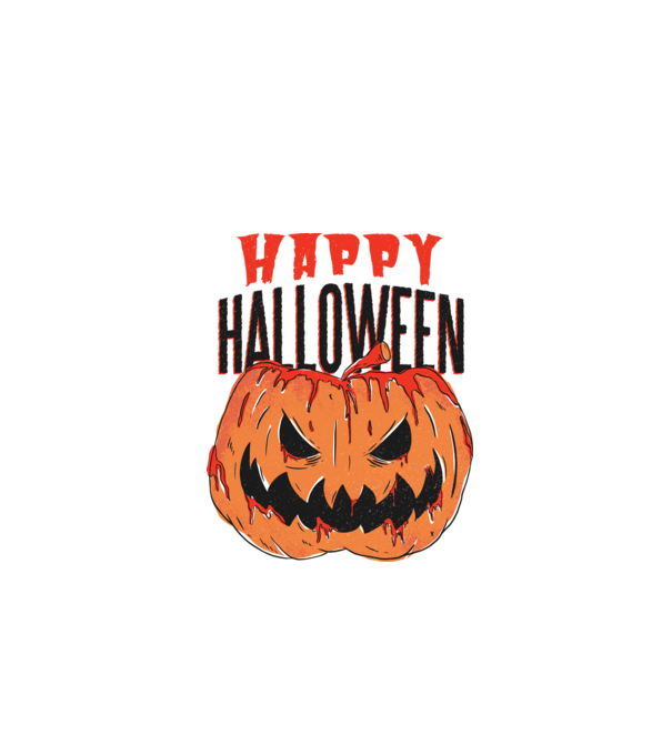Happy Halloween Pumpkin model alb pe tricou
