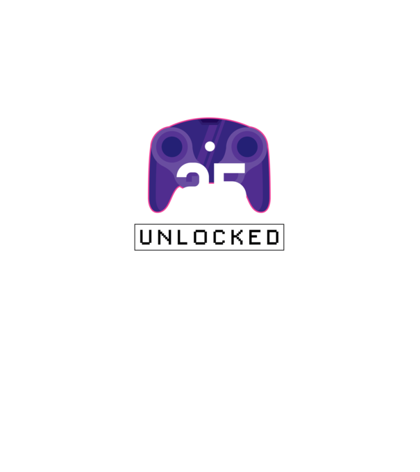 Level 25 Unlocked Gamer Birthday model gri pe tricou
