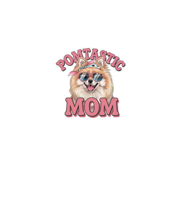 Pomtastic Mom model roz deschis pe tricou
