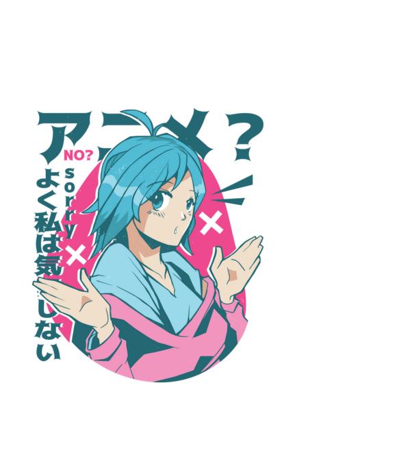Tricou Anime model alb pe tricou