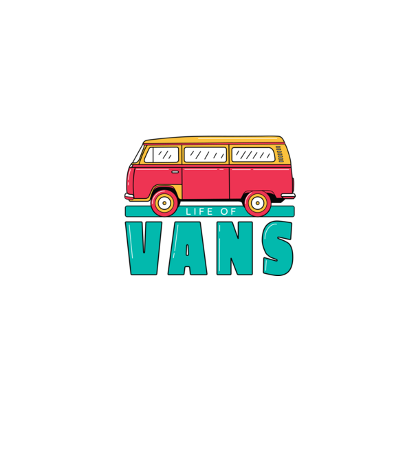 Life of Vans model gri pe tricou