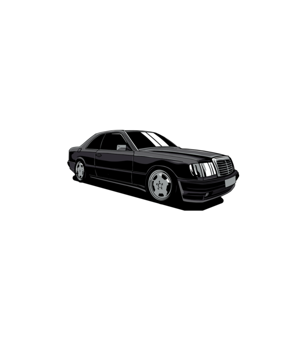Mercedes model turcoaz pe tricou