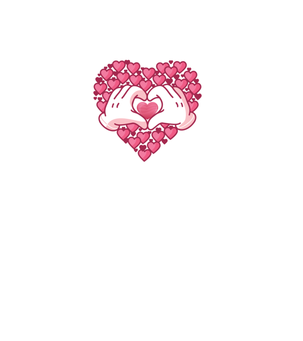'Inimi îndrăgostite pentru Valentine''s Day' model mov pe tricou