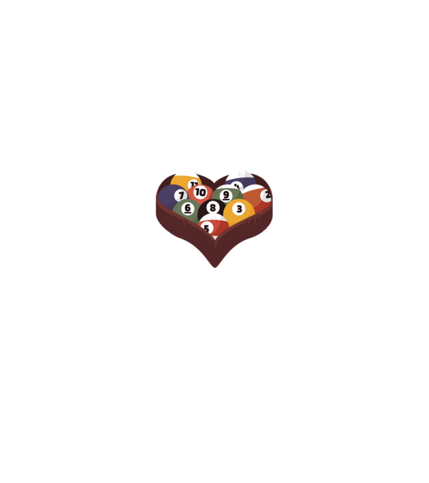 I break hearts - Biliard model negru pe tricou