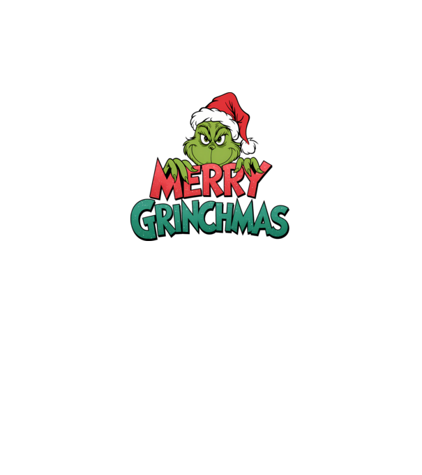 Merry Grinchmas model negru pe tricou