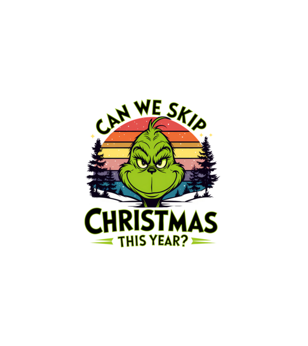 Can we skip christmas this year model alb pe tricou