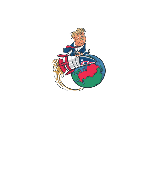 Trump bombă model gri pe tricou