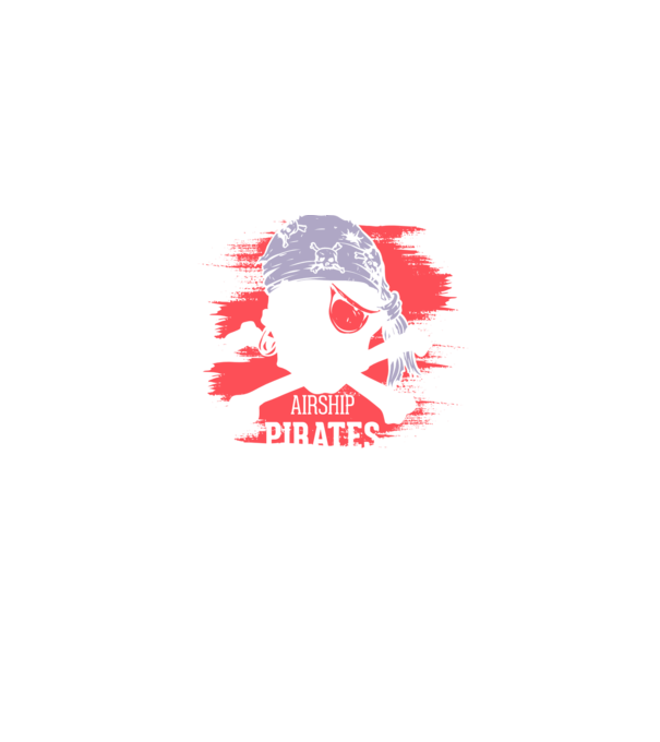 Airship Pirates - Pirat model albastru jeanși pe tricou