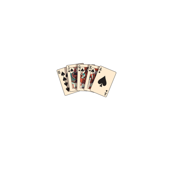 Poker All in model negru pe tricou