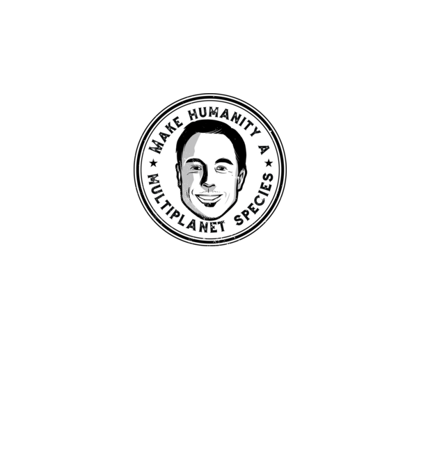 Make humanity a Multiplanet species Elon Musk model gri pe tricou