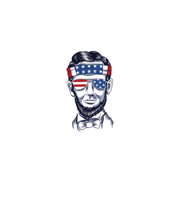 Lincoln USA model gri pe tricou