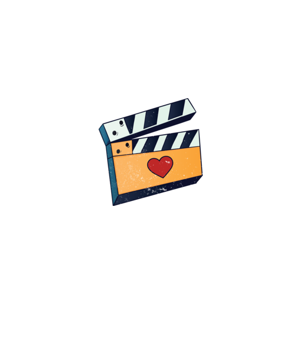 Cinema Film model gri pe tricou