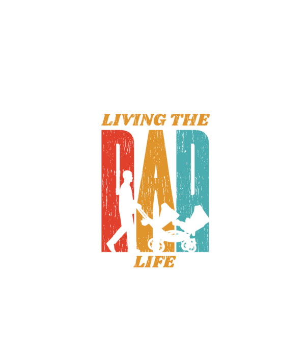 Dad Life pentru tata model negru pe tricou