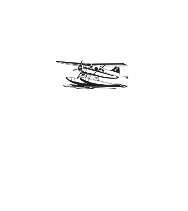 Hydroplane avion model alb pe tricou