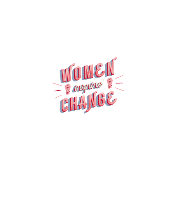 Women inspire change Ziua Femeii model gri pe tricou