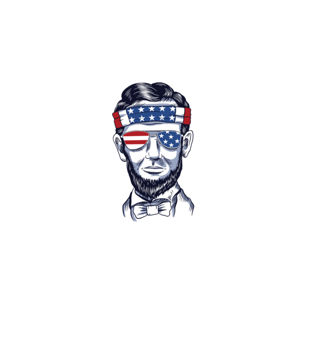 Lincoln USA model gri pe tricou
