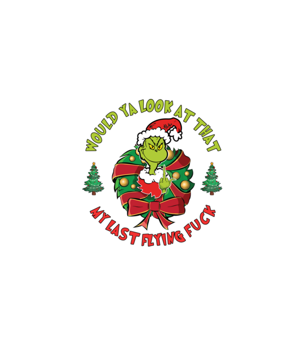 Would ya look at that - Grinch model negru pe tricou