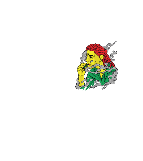 Dreadlock model galben neon pe tricou