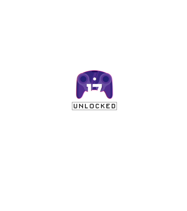 Level 17 Unlocked Gamer Birthday model negru pe tricou