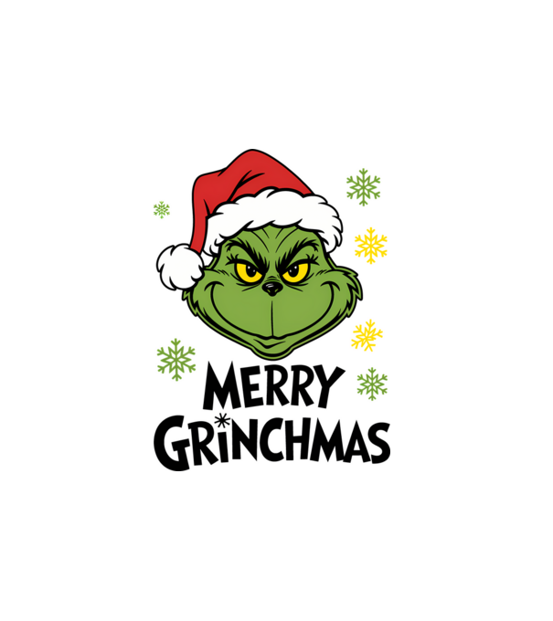 Merry Grinchmas Alb model alb pe tricou