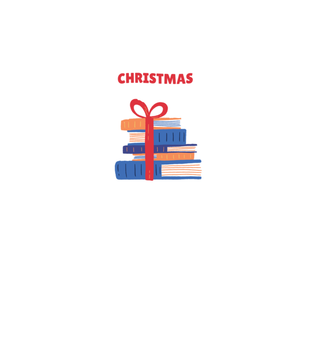 All I want for Christmas is Books tricou cu cărți model negru pe tricou