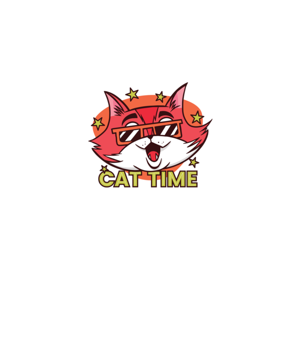 Cat Time Momentul pisicii model gri pe tricou